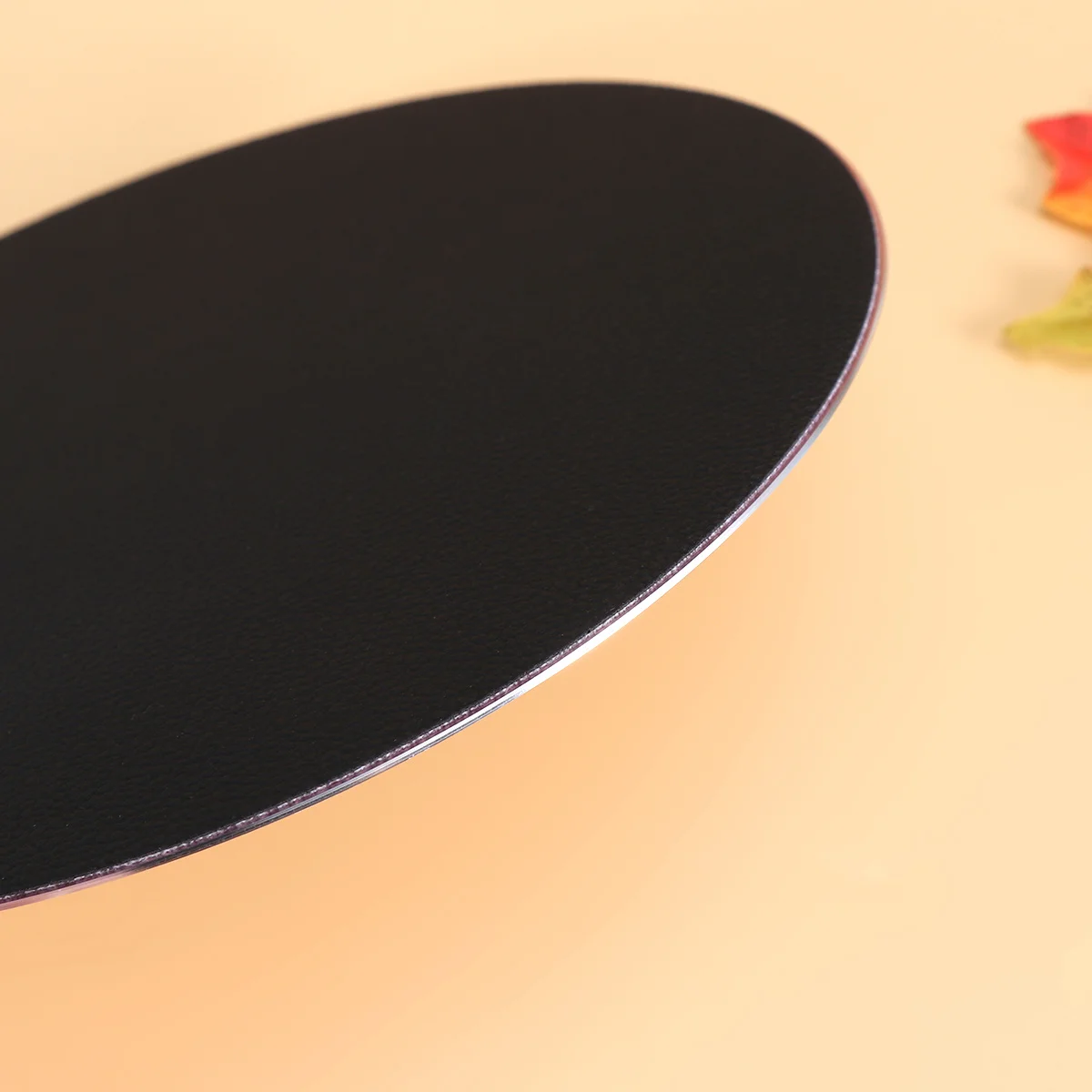 

200 X 200mm Round Aluminum Mouse Pad Non-Slip Base Design for Desktops Pc Laptops Gaming Smooth Control Rosy Gold