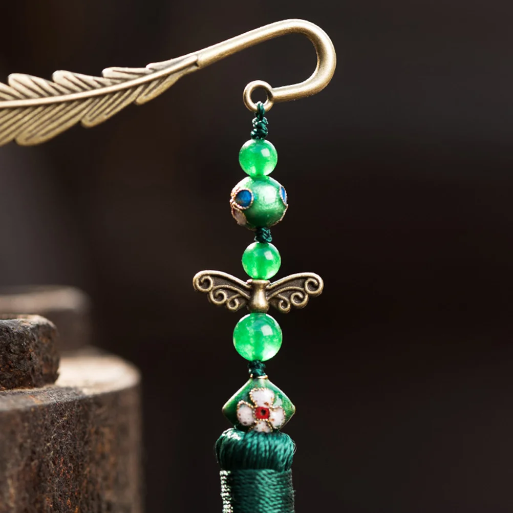 

1Pcs Chinese Style Tassel Bookmark Elegant Portable Page Marker for Reading Scrapbooks Notebooks Gift Tassel Bookmark