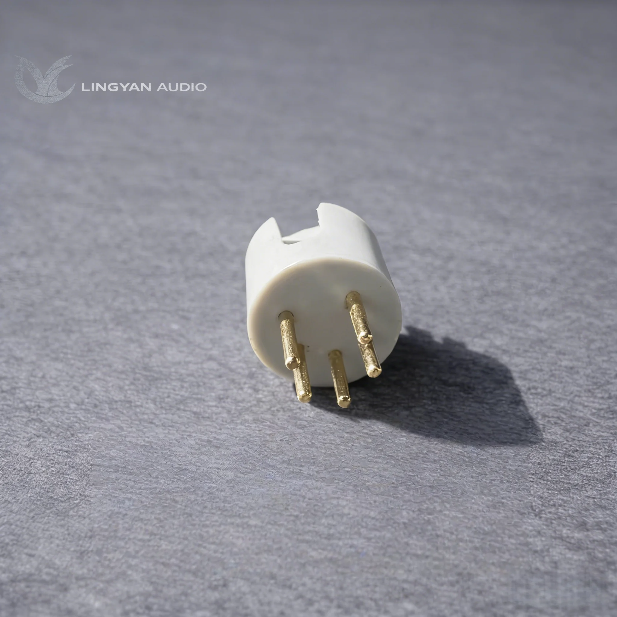 PTFE Insulation 5-Pin Tonearm Socket, Gold-Plated OFC Pins, Precise Alignment for Turntable Signal Repair