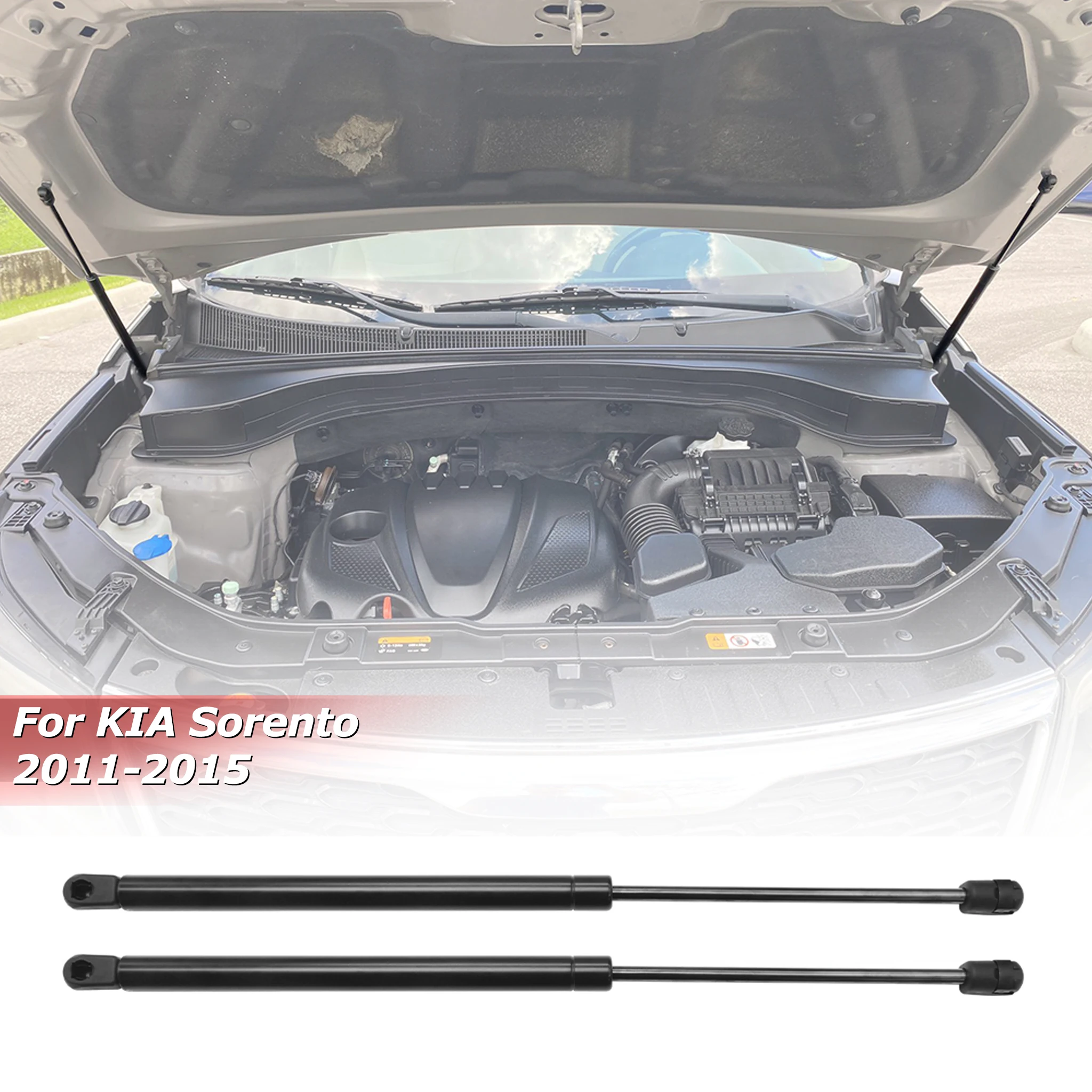 Pair Front Hood Lift Supports 811602P500 Bonnet Gas Struts Spring Bar Car Accessories For KIA Sorento 2011 2012 2013 2014 2015