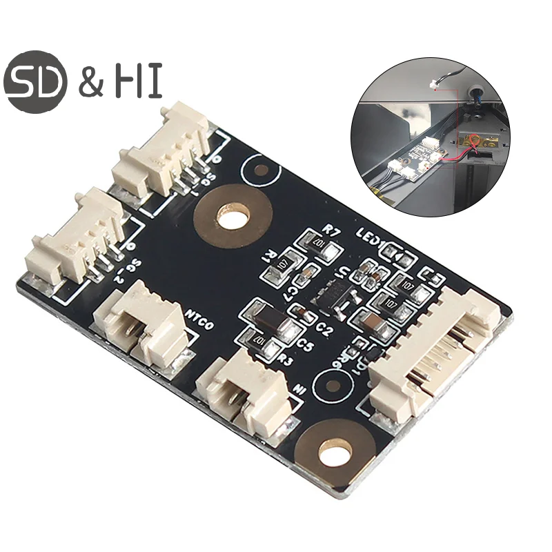 For Bambu P1/X1 Series Hot Bed Sensor Piezo Interface Motherboard High Quality Replacement Parts For Bambu 3d Printers