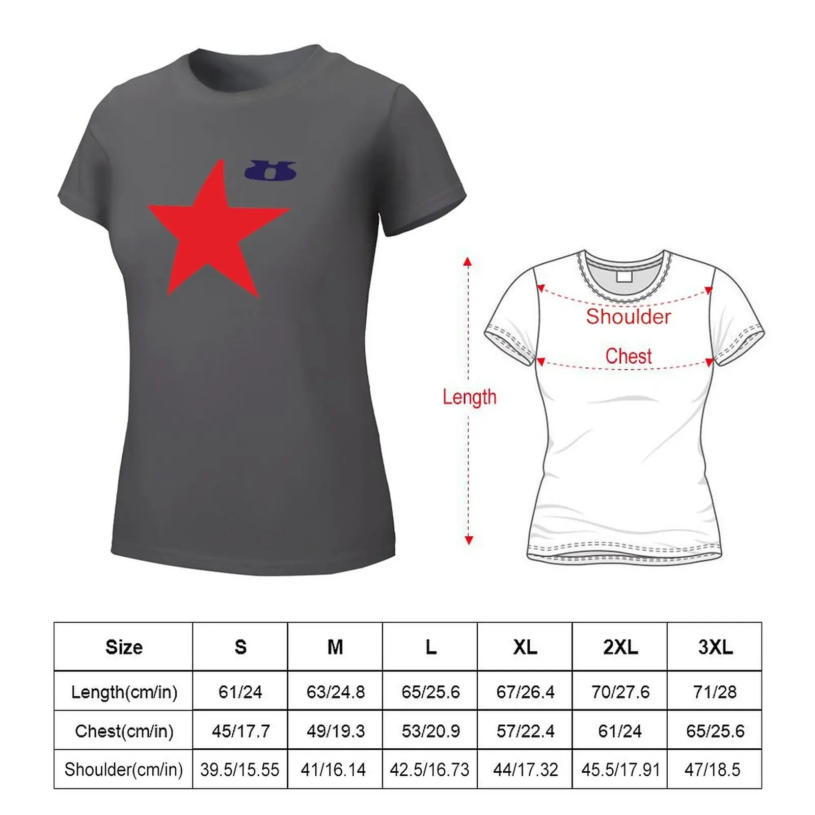 Paul Weller - Star T-shirt vintage clothes korean fashion plus size t shirts for Women loose fit