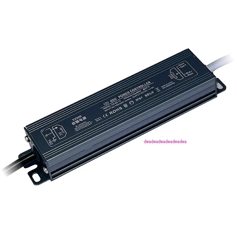 

220 В до 12 В, 24 В, 36 Вт-500 Вт, наружное освещение, китайская распределительная лампа, настенная шайба, специальный водонепроницаемый источник питания постоянного тока