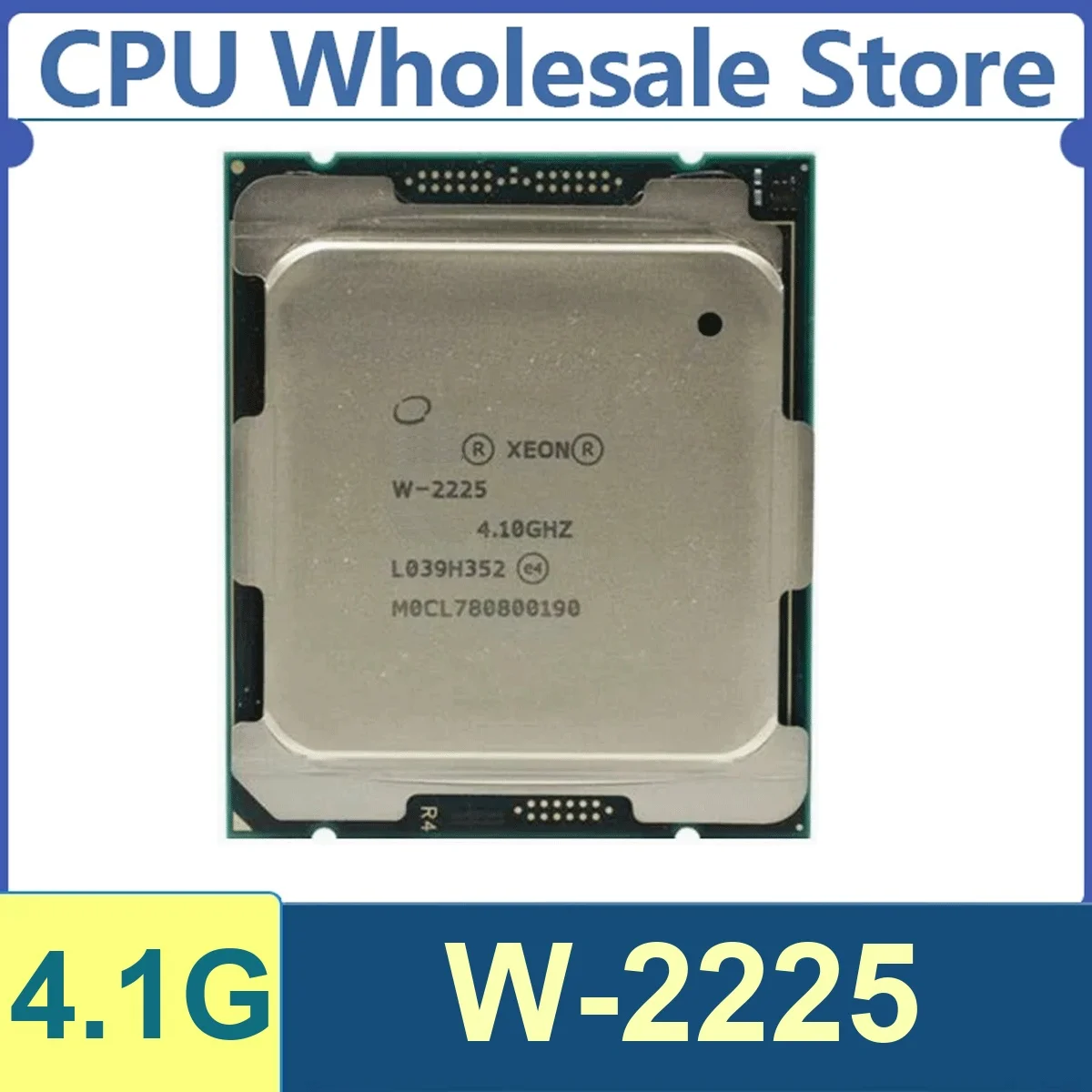 

Xeon W-2225 4 Core 8 Thread 4.10GHz 105W 8.25MB Cache 14nm LGA2066 SRH03 DDR4-2933 MHz Cascade Lake-W