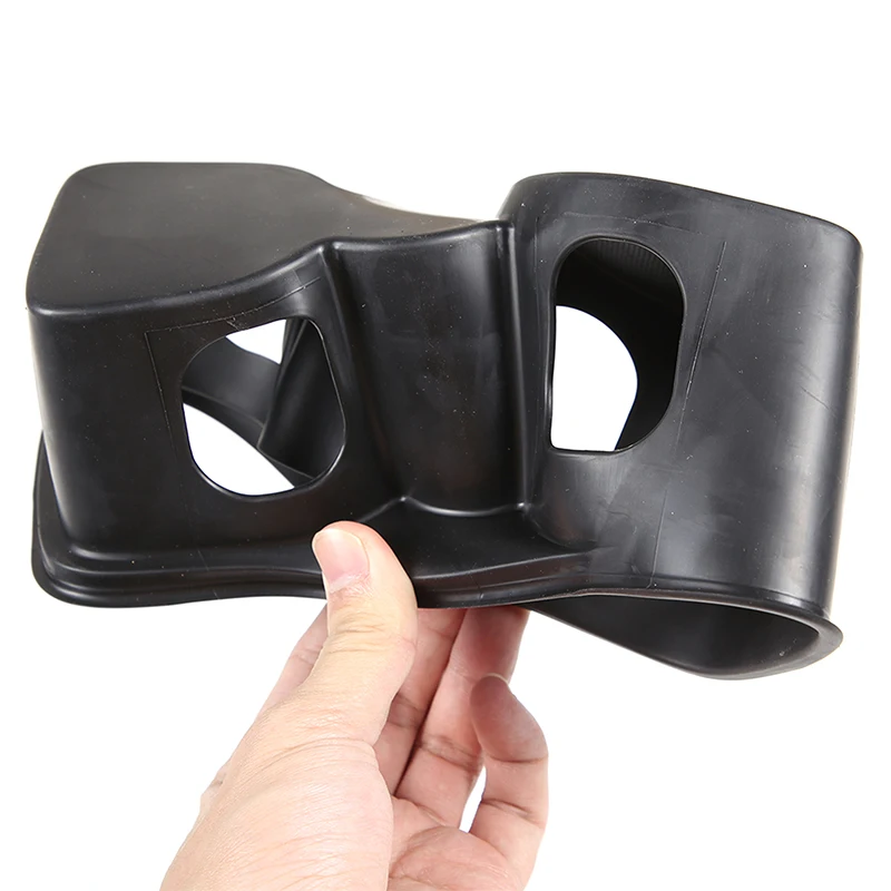 For Land Rover Defender 90 110 130 2020-2024 TPE Black Car Center Console Water Cup Holder Storage Box Car Interior Accessories