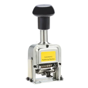 آلة الأرقام الأوتوماتيكية ، 7 مواضع ، رقم يدوي ، ترميز سطر واحد ، آلة وسم فصل الصفحة ، طابع رقمي أفضل 10 آلات ختم أسماء المبيعات - رقم 2