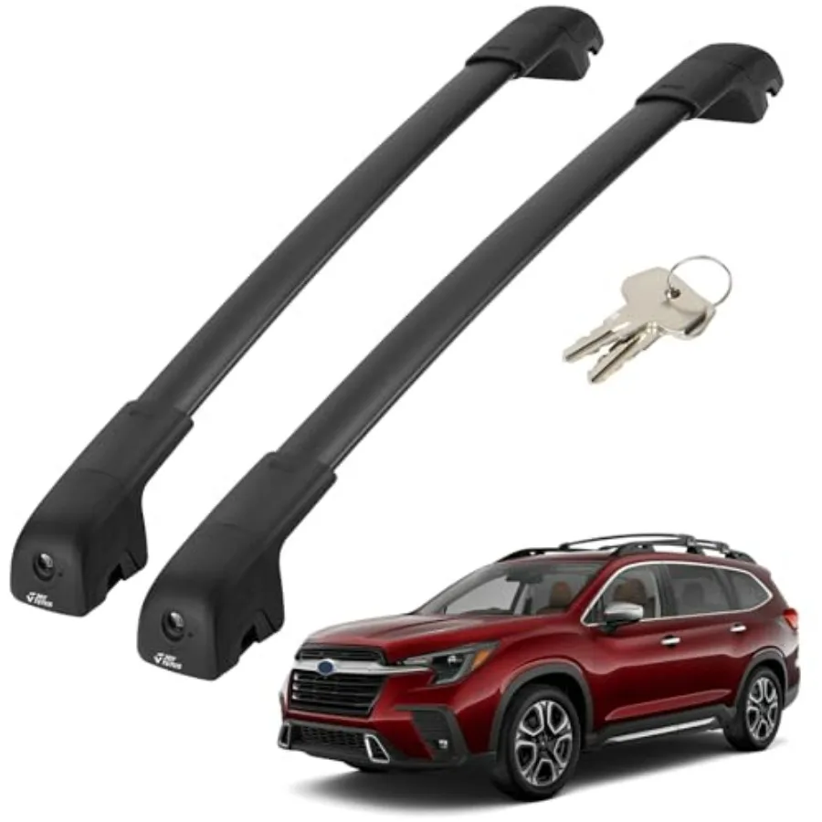 

Lockable Car Roof Rack Cross Bars Compatible with Subaru Ascent 2019-2025 220LB Aluminum Crossbars for Roof Racks Suitcases Kay