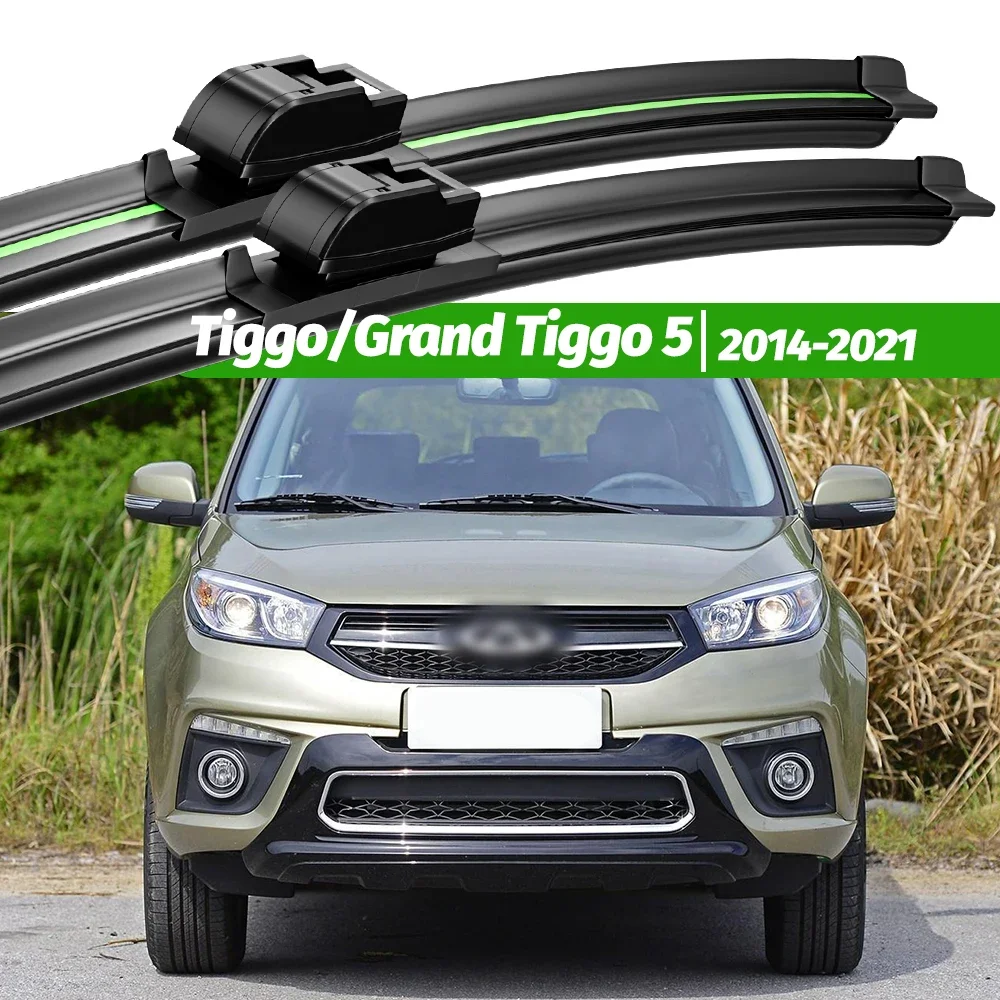 

For Chery Tiggo Grand Tiggo 5 2014-2021 2pcs Front Windshield Wiper Blades 2015 2017 2019 2020 Windscreen Window Accessories