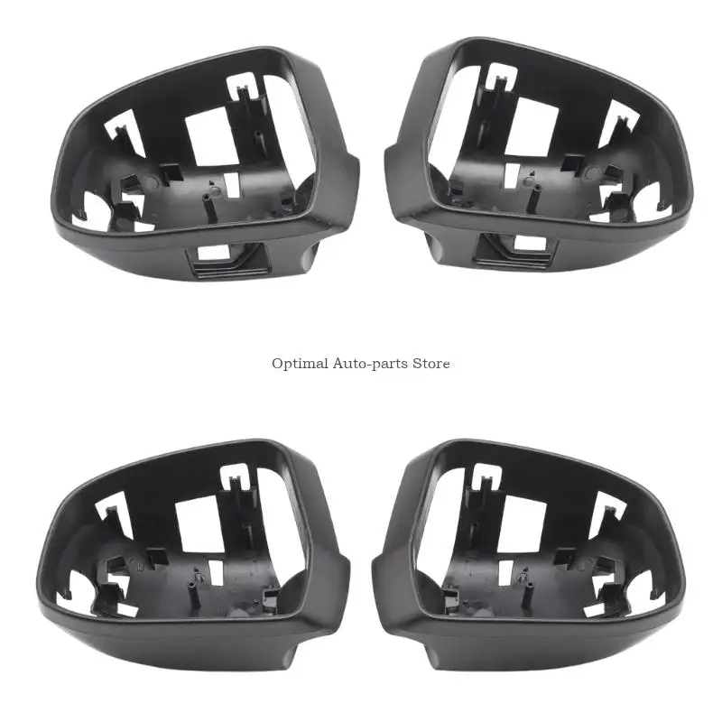 Picture 3: Mirror Covers for MK3 MK2 2008-2018 ABS Black Pattern Scratch Resistant Adhesive Installation Seamlessly Design