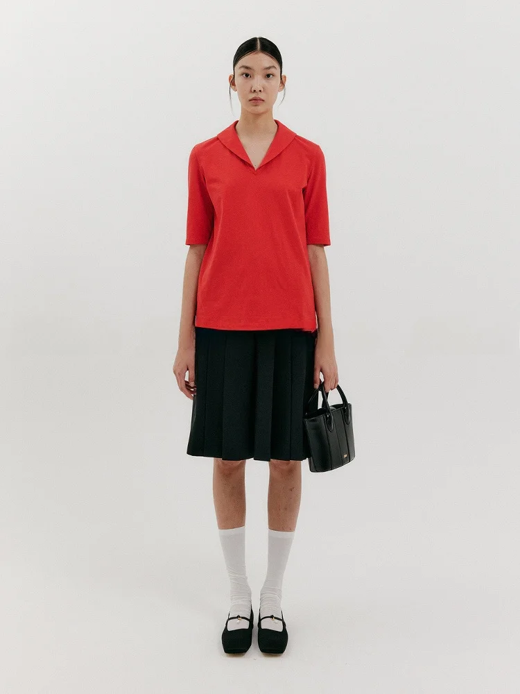 

Летняя женская футболка-худи EENK с V-образным вырезом, из чистого хлопка, повседневный топ-пуловер прямого кроя, базовая модель