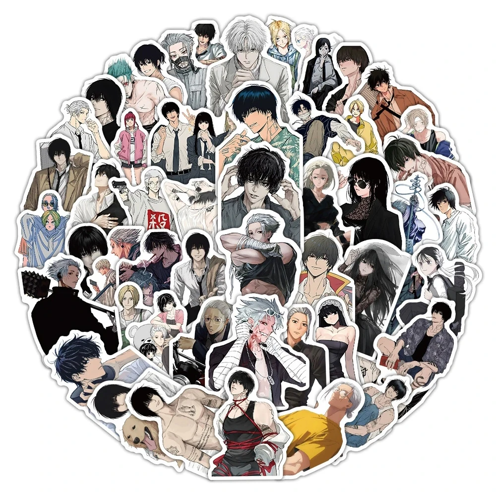 

10/30/54pcs Anime SAKAMOTO DAYS Cartoon Stickers Cool Shin Asakura Decals for Luggage Laptop Suitcase Bike Nagumo Yoichi Sticker