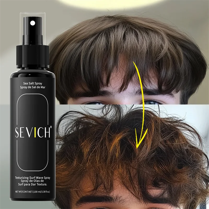 SEVICH Natural Sea Salt Spray for Hair Men & Women Instant Fluffy Volume Hair Styling Spray Strong Holding Non Greasy Hair Spray