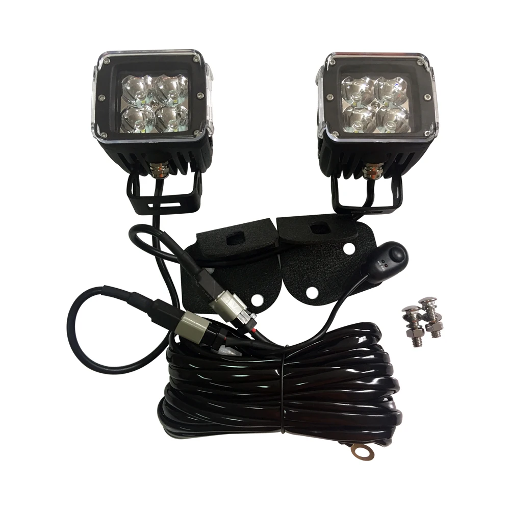 

A-pillar Led Driving Light LAMP with Holder for Jeep Wrangler JK 2007-2017 LANTSUN J325