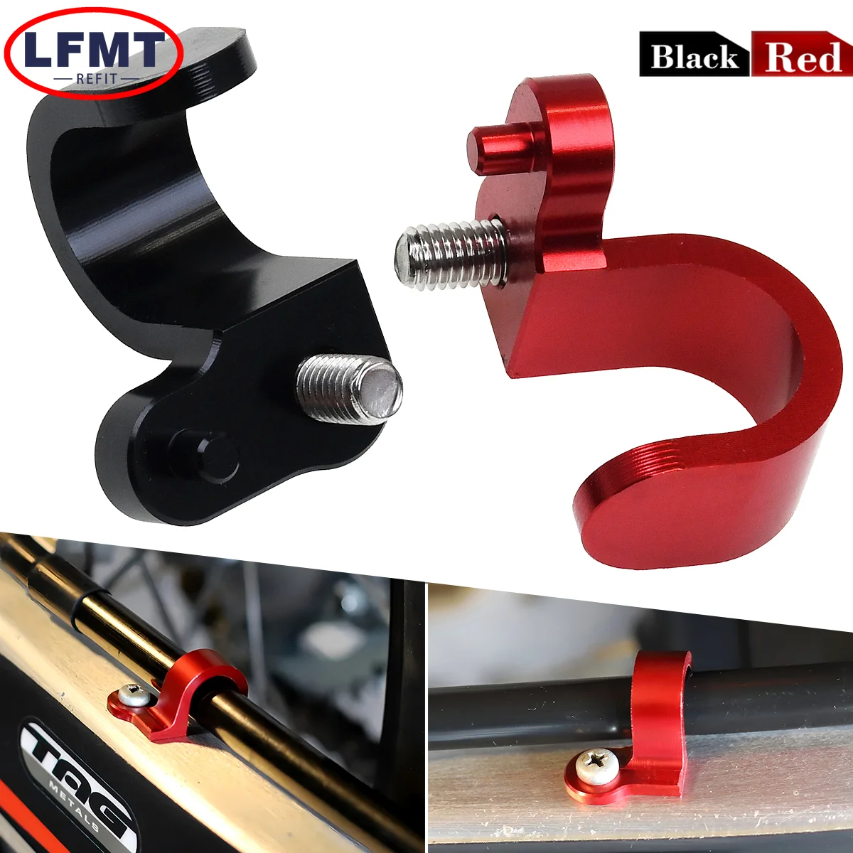 Für Honda CRF230M CRF230L CRF250L CRF300L XR250L XR250R XR400R XR600R XR650R XR650L Motorrad CNC Brems Kabel Klemme Linie Halter