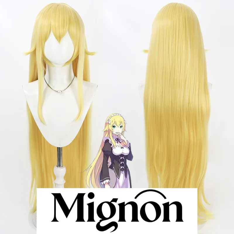 

Re:Zero케이 Starting Life in Another World Frederica Baumann косплей парик желтый подарок на Хэллоуин