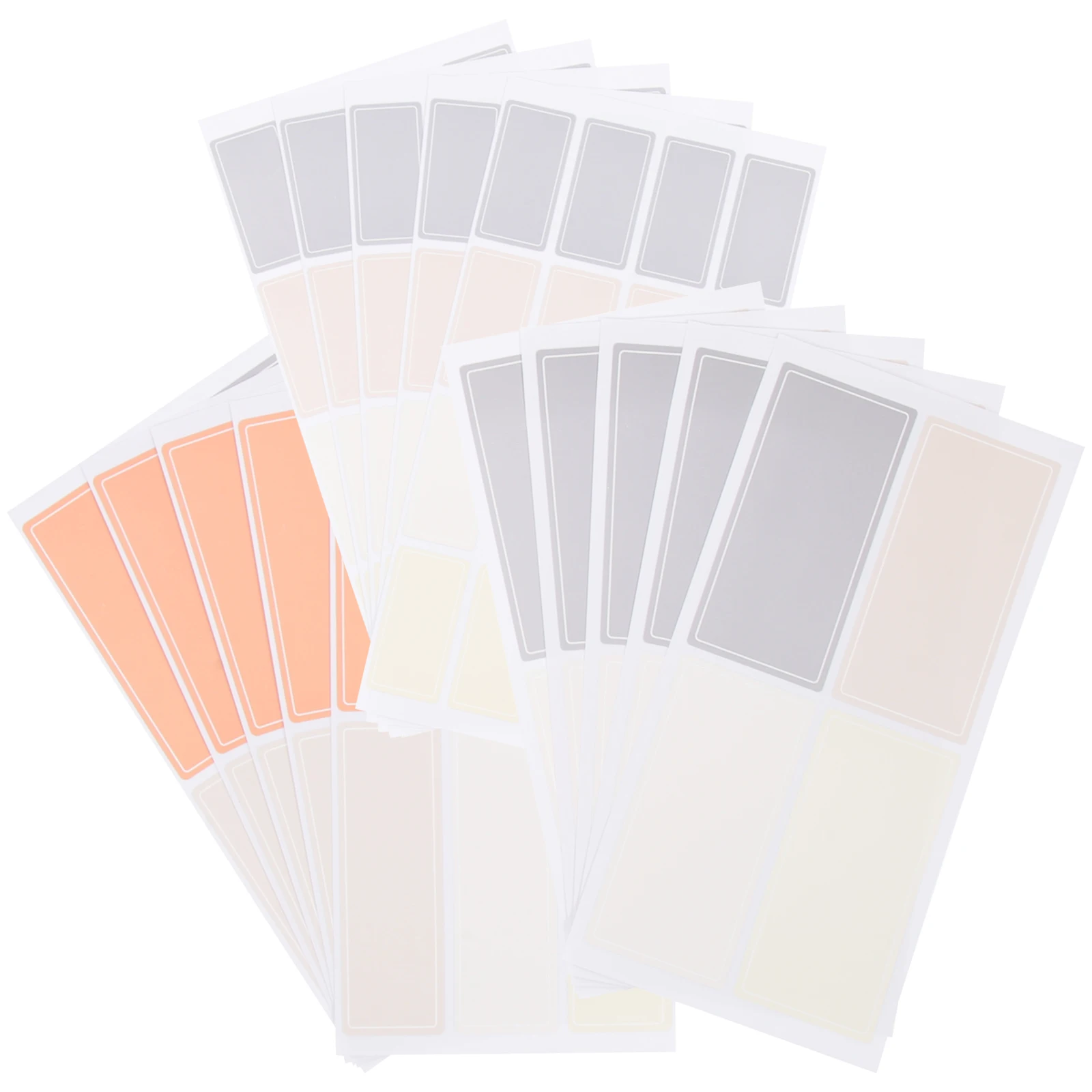 

130 Pcs Stickers High Grade Name Tags for Kids Blank Labels Stickers Jar Labels Kitchen Pantry Storage Notebook