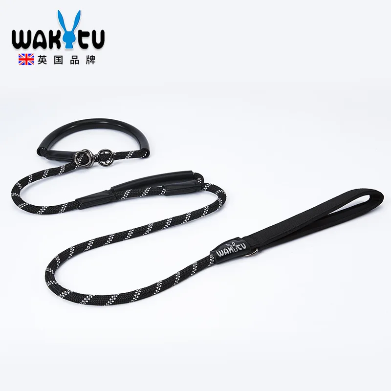 

Wakytu Outdoor Explosion Proof Punch Dog Walking Leash Nylon Dog Leash Lasso Style Dog Walking Leash P Leash