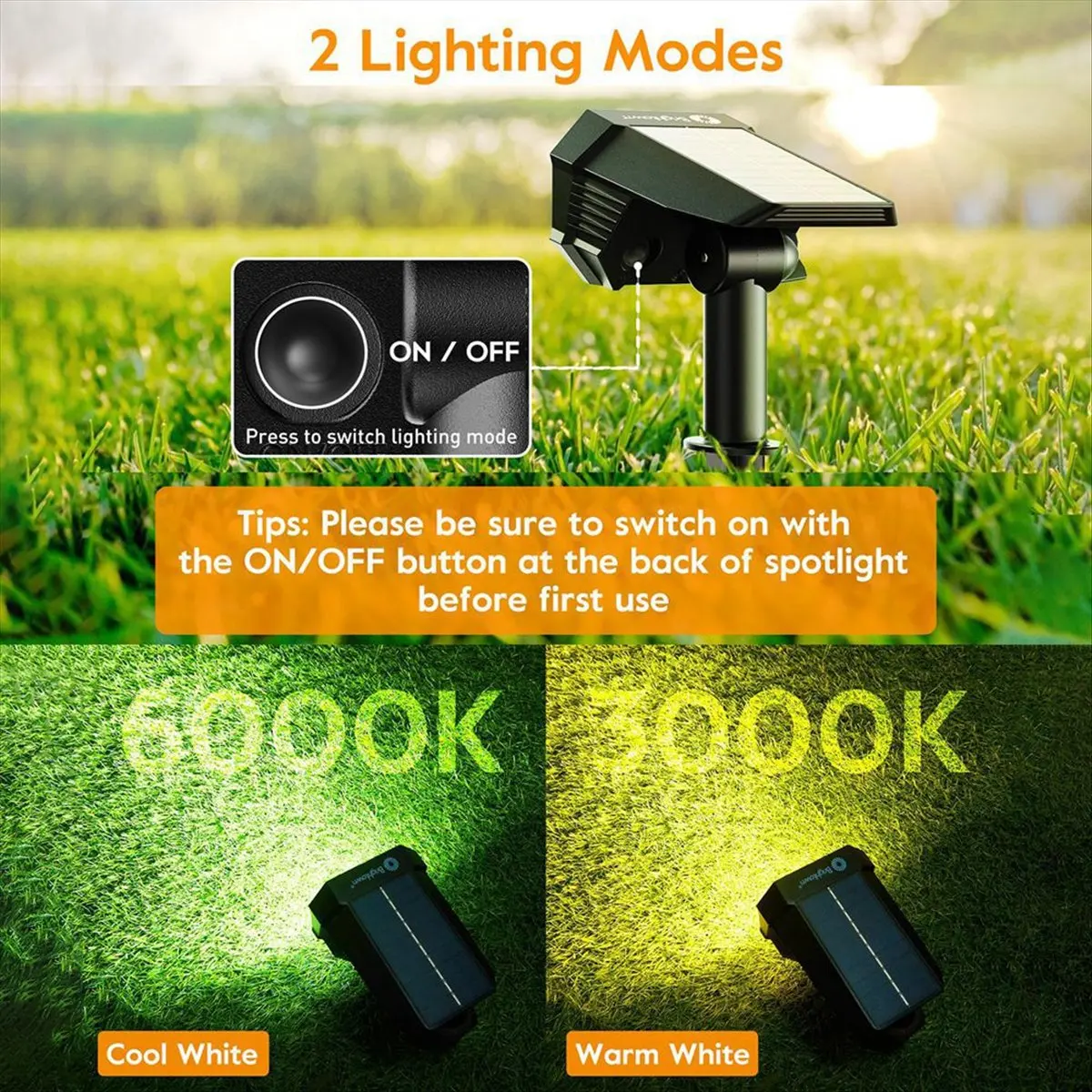 AA77 Solar Lawn Lights Waterproof Ground Lights Home Outdoor Lights Tree Landscape Lights Garden Lights