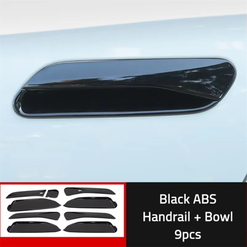 ل VW Volkswagen ID.4 ID.6 ID4 ID6 2021 2022 2023 اكسسوارات السيارات الخارجية مقبض باب السيارة الصيد غطاء تغليف الحماية #3