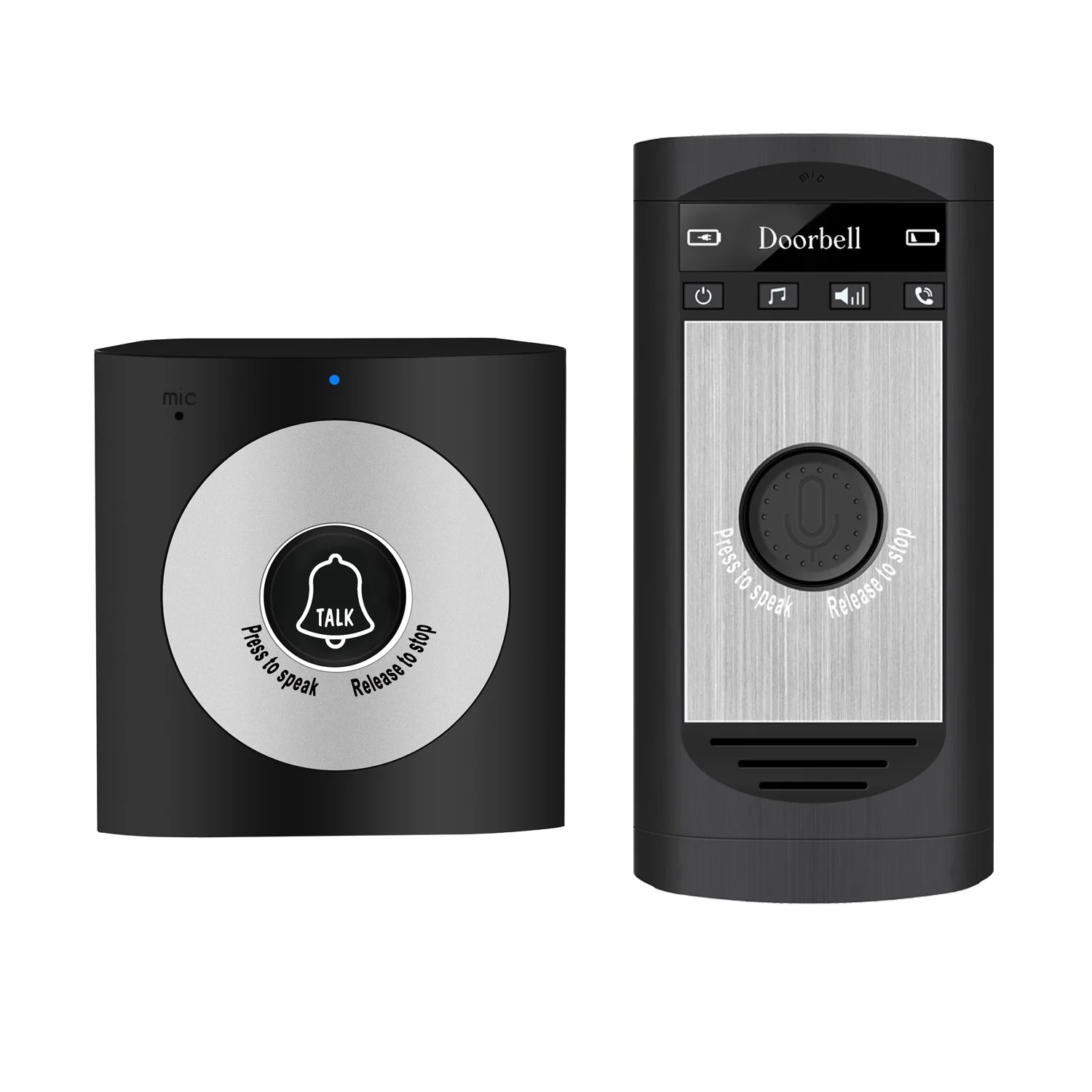 Manufacturer's direct sales upgraded version of wireless voice two-way intercom doorbell, one to one, elderly pager