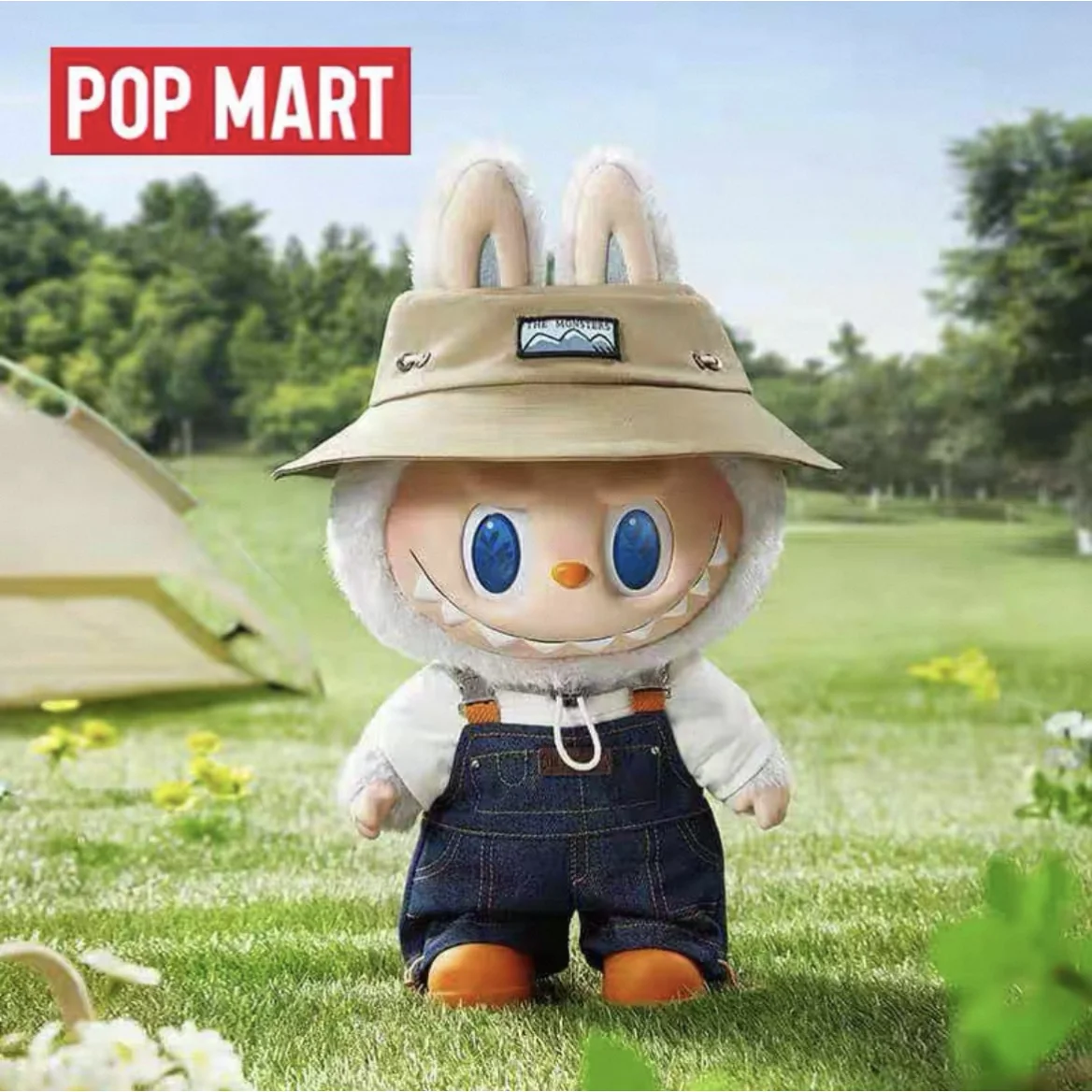 

Аутентичная виниловая плюшевая кукла POP MART THE MONSTERS Fall in Wild Series Jumbo, рождественский подарок