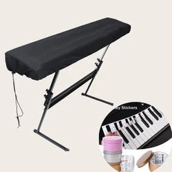 61/88 Keys Piano Keyboard Covers Dust Proof Folding Waterproof Covers & Piano Keyboard Stickers For 88/61 Keys 2024 New