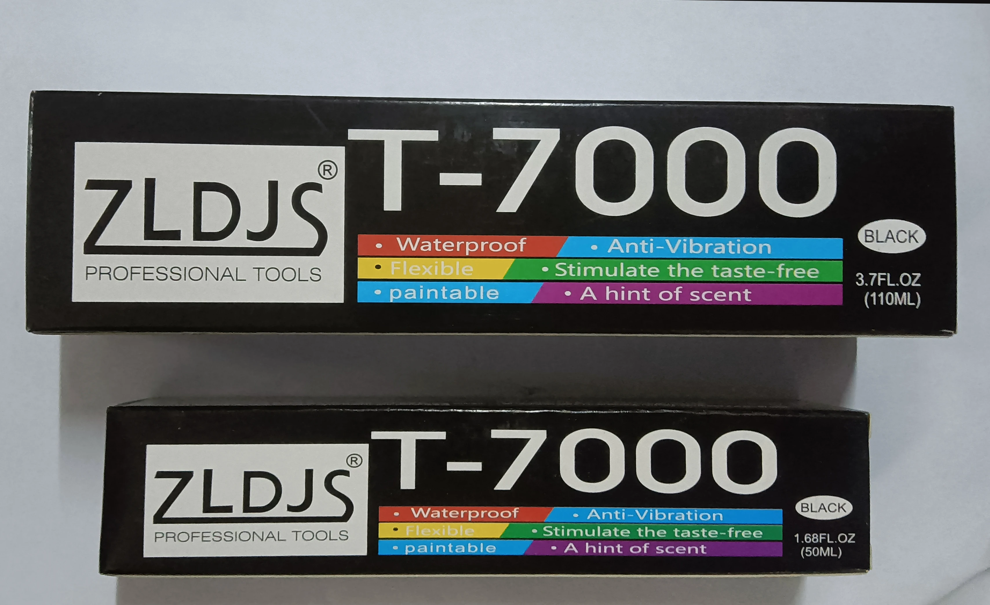 ZLDJS T-7000 50ML 110ML Black Sticky Cell Phone Screen Soft Cell Phone Warp Screen Back Cover Bezel Sealant Glue