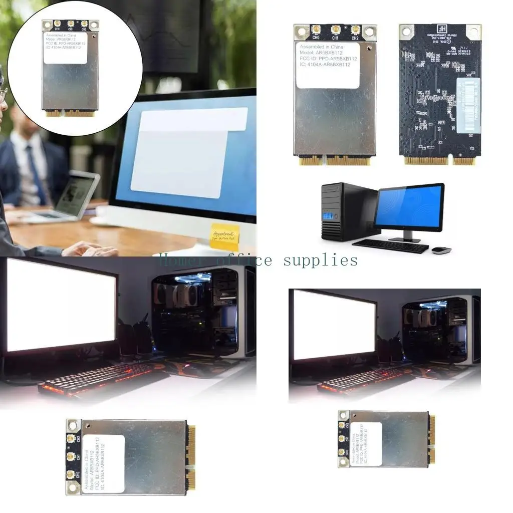 

K43B WiFi Card Mini PCI-E AR5BXB112 AR9380 Dual Band 450Mbps Wireless Card for A1311