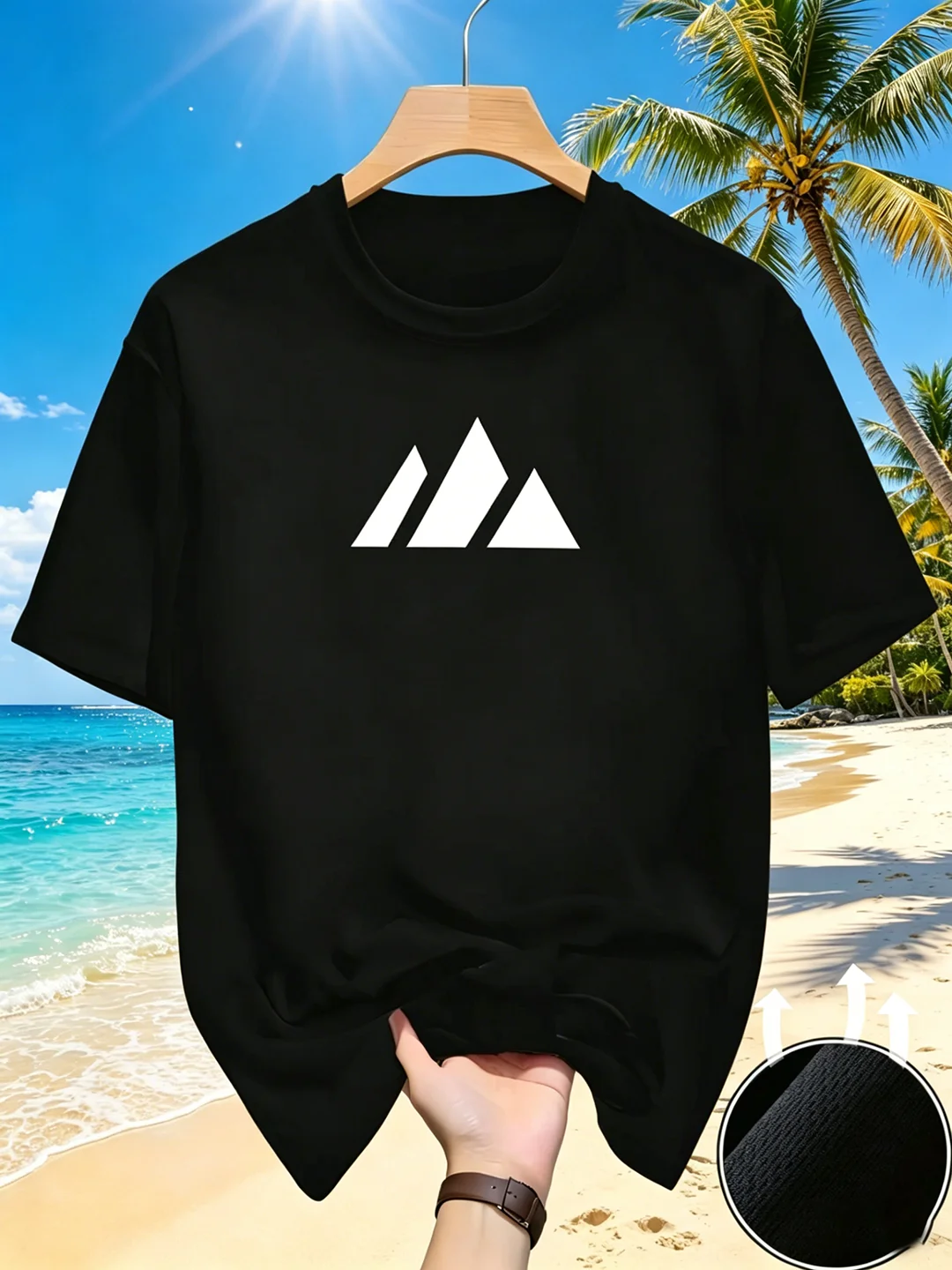 

Новый летний спортивный костюм для мужчин: футболка с коротким рукавом и шорты, комплект из двух предметов, дышащая и быстросохнущая повседневная одежда.