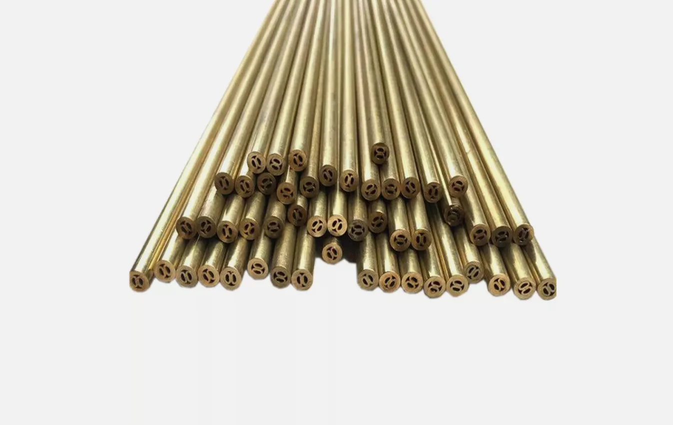 Drilling Brass Electrode Tube Multihole 4 Holes Diameter 1.5mm 3.0mm Length 400mm for WEDM Drilling Machine