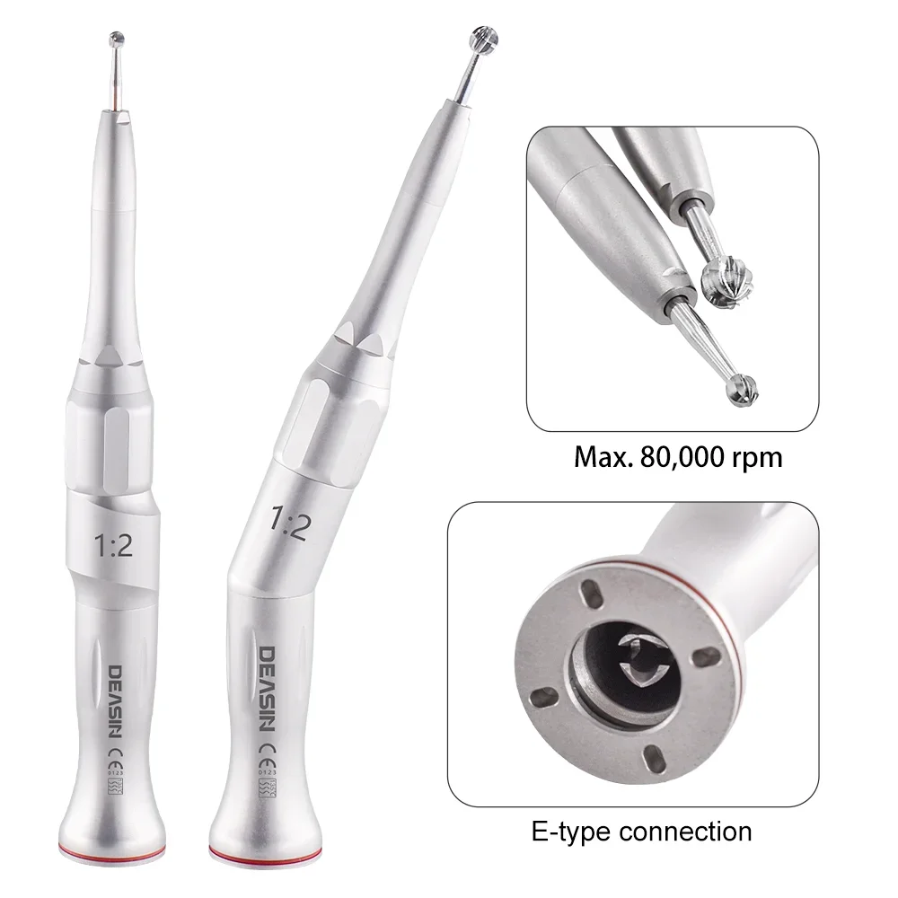 Den tal  Angle imp lant Handpieces 1: 2 Increasing speed Straight Micro Motor Contra Angle Straight Slow Speed Surgical Handpiec