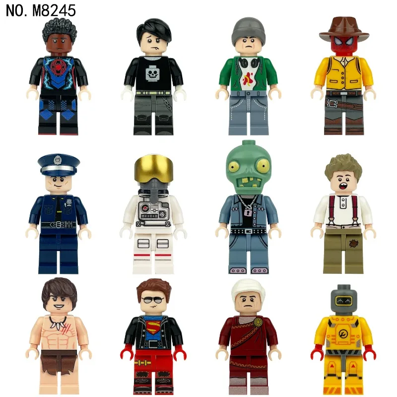 

M8245 Figurine City Police Astronaut Children Assemble Small Particle Building Block Toy