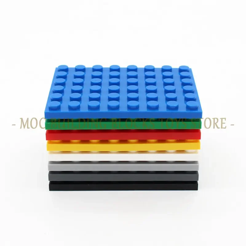 10pcs/bag MOC Brick Parts 3036 Plate 6x8 Building Block Classic Enlighten Architectural Baseplate Compatibility Accessories Toys