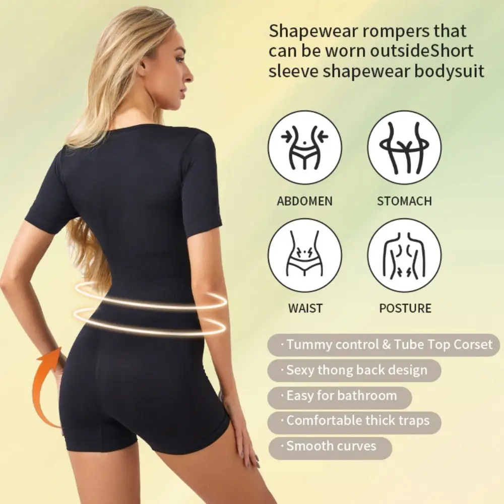 

Thin Slimming Bodysuit Shaper Shapewear Seamless Postpartum Panties Tummy Control Lingerie Women's Corset Jumpsuits Gym