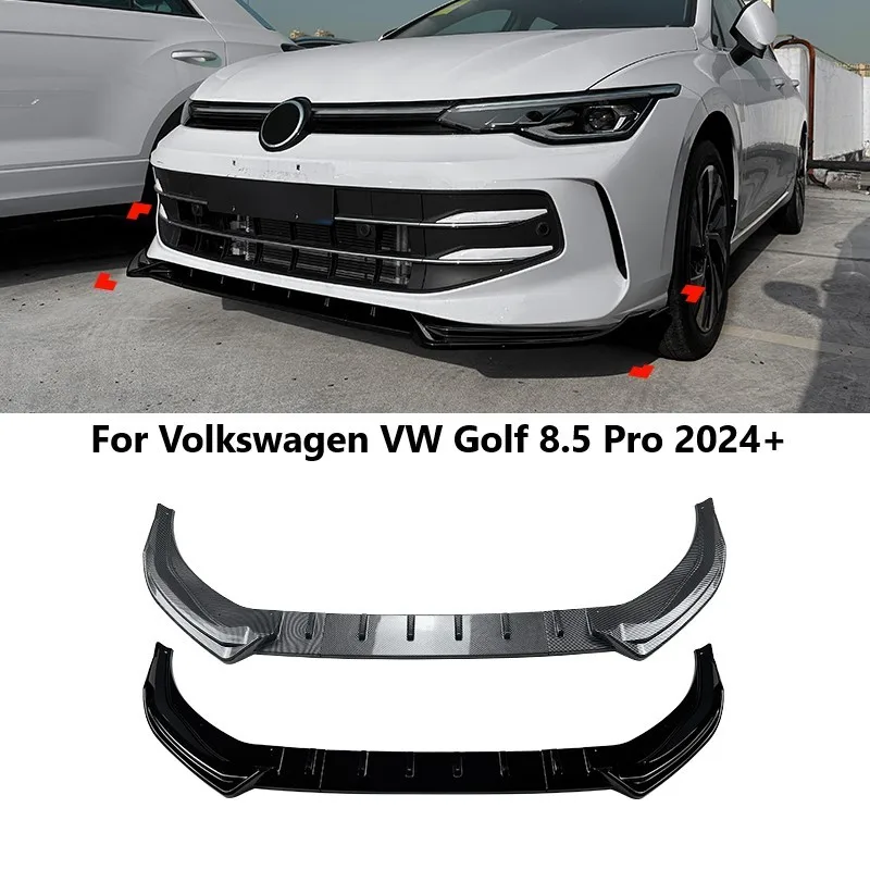 

Car Front Bumper Lip for Volkswagen VW Golf 8.5 Pro 2024+ Standard Edition Spoiler Diffuser Splitter Body Kits Car Accessories