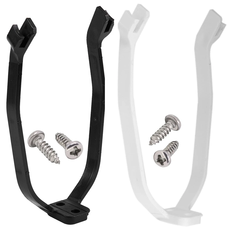 

2 Pcs Rear Mudguard Bracket Rigid Support With Screws For Electric Scooter Xiaomi M365/M365 Pro, Black & White