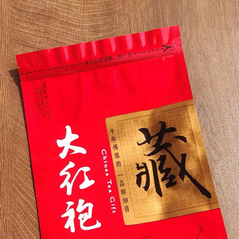 Mix 18 Type Chinese Tea packaging bag Dahongpao Puer Jasmine tea self-sealing bag 100g250g500g recyclable sealed bag