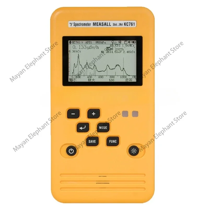 Espectrómetro KC761/KC761A, alarma de radiación nuclear, contador Geiger, dosímetro actualizado, detección de radiación para radiactividad