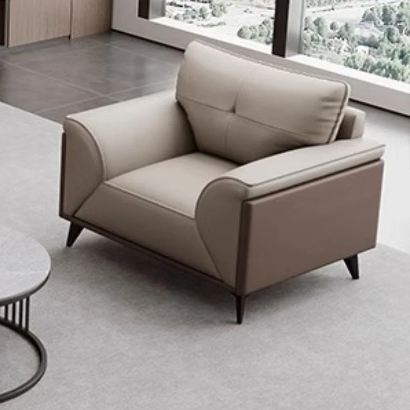 Sofás de oficina de negocios con garra de gato, recepción, sofás de oficina de cuero modernos minimalistas, función de muebles de oficina Gado Mai Matasai XYOS