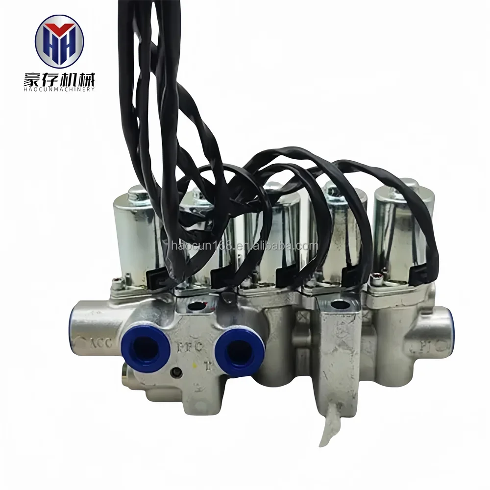 Ko-Matsu Excavator Machinery Solenoid Valve Assy 206-60-51102 Iron Steel Material PC200-6 PC300-6 PC400-6 Construction