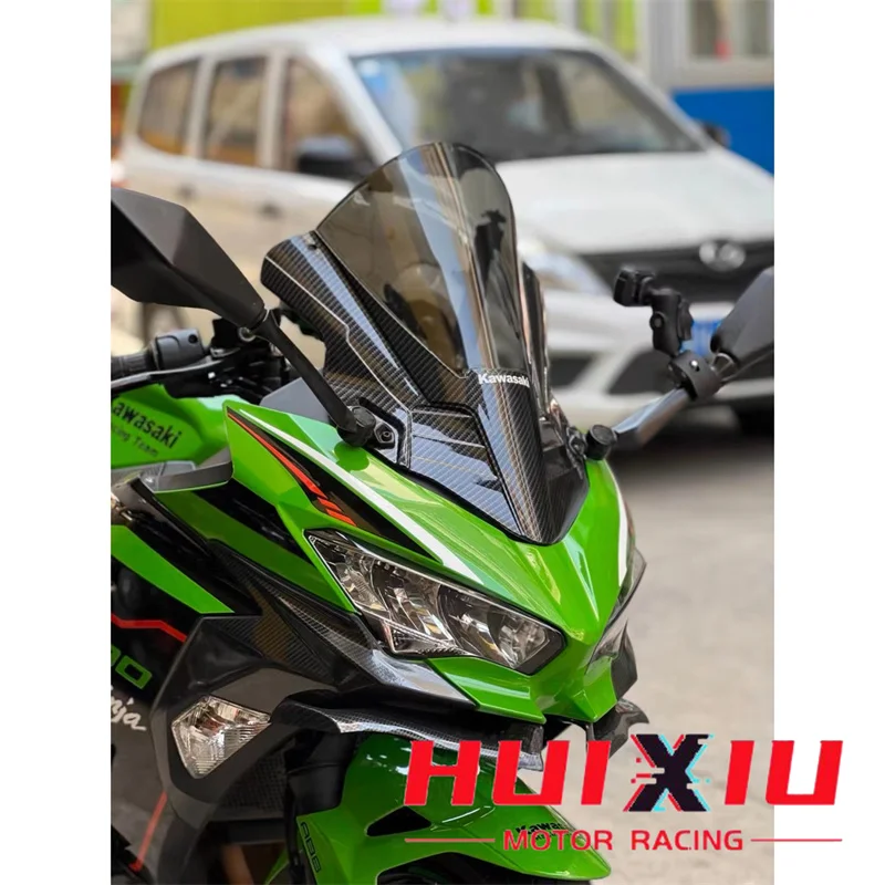 For motorcycle Kawasaki Ninja 400 ninja400 2018 2019 2020 2021 2022 2023 windshield deflector front windshield accessories