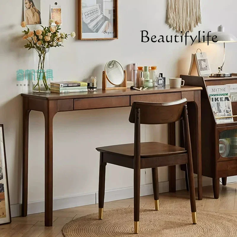 Y French Minimalist Console Tables With Drawers Storage Slim Rustic Console Tables Aesthetic Trendy Consola Mueble Furniture