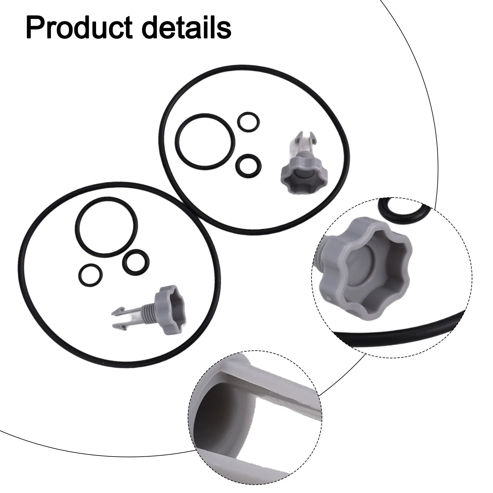 Brand New Filter Pump Maintenance Filter Pump Seals Air Release Valve 10460 Release Valve O-Ring Replacement Seals Pack