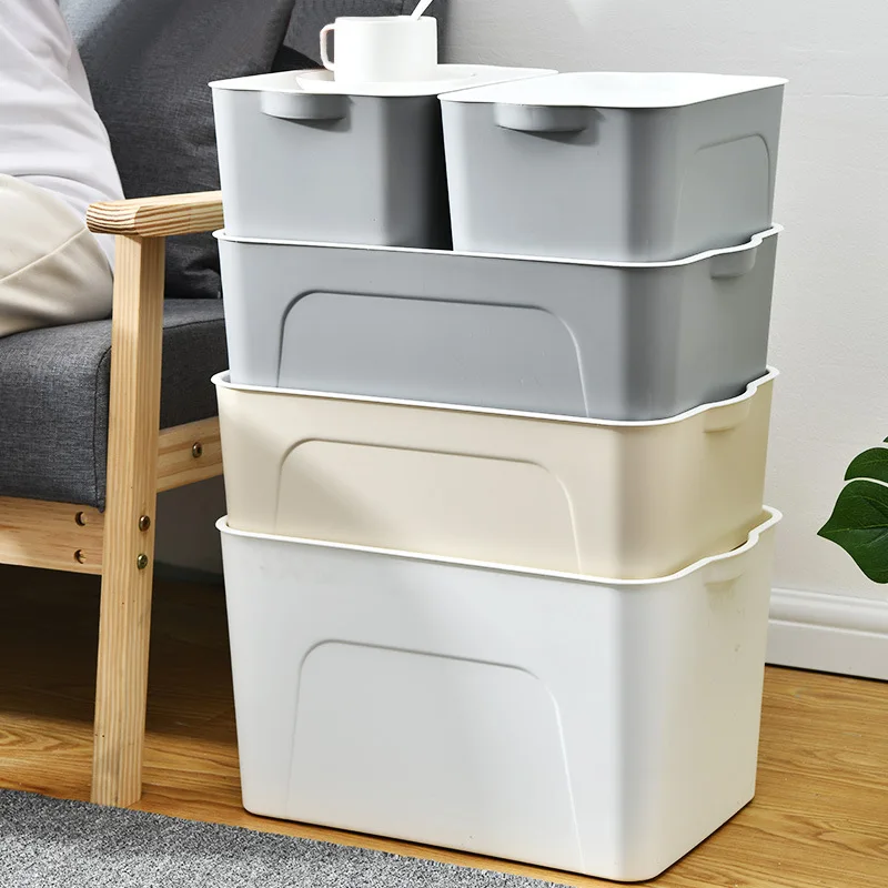 Plastic Storage Box With Lids Thickened Large Capacity Drawers Organizers Clothes Wardrobe Miscellaneous Items Toy Storage Box