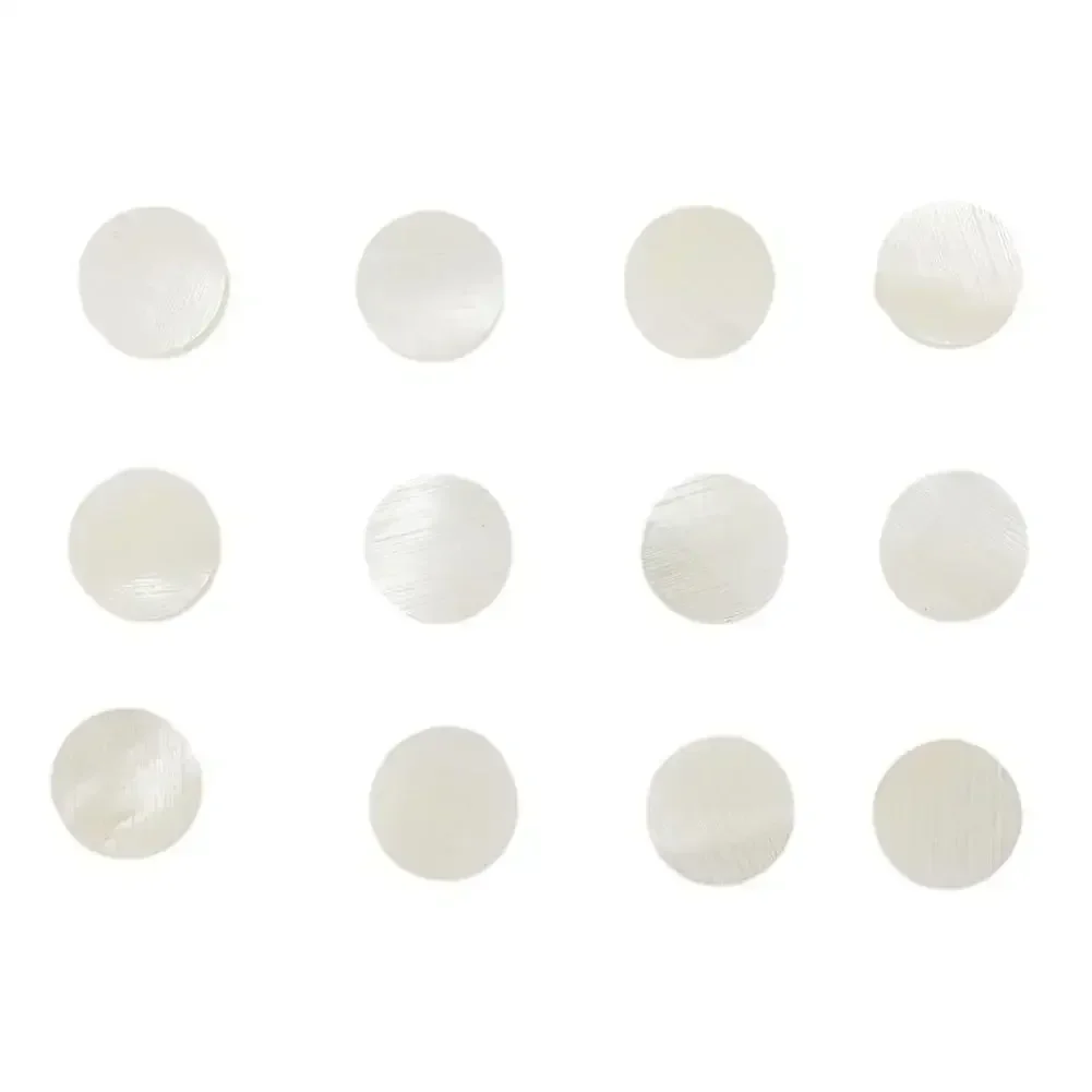 Guitar Accessory Fretboard Accessory White Mother Of 12 Pcs 6MM Guitar Fretboard Accessory Inlay Dots Inlay Dots