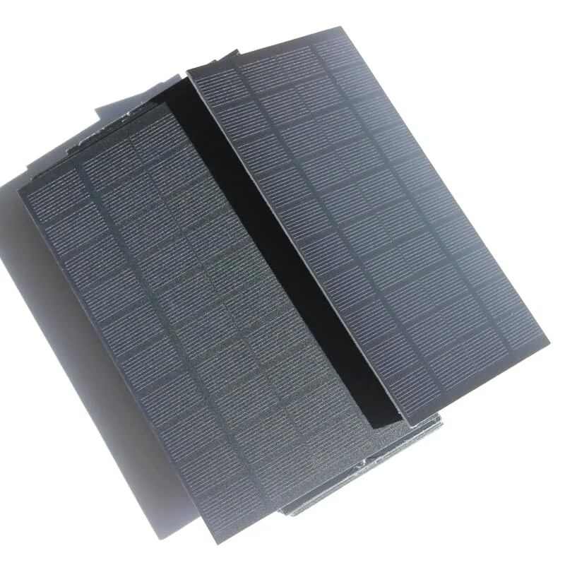 PET Laminated Small Size 3W 5V Solar Panel 178*108.5MM Monocrystalline Solar PV Modue Power Up Your Lighting System 5PCS