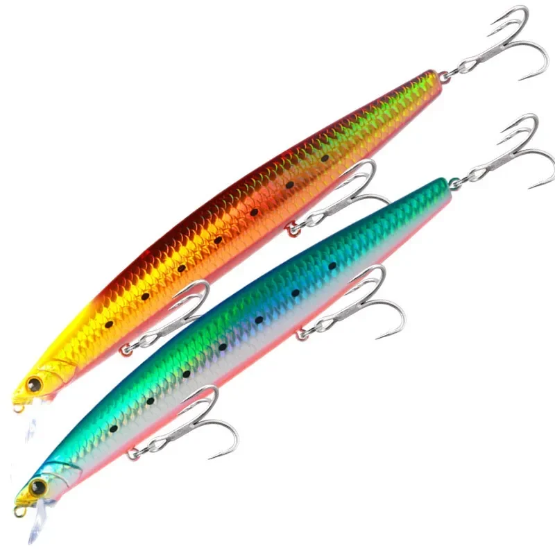 GREENSPIDER 163mm 33g Long Casting Floating Sea Fishing Lure Ocean Beach Fishing Game Artificial Large Hard Bait Picua Seabass