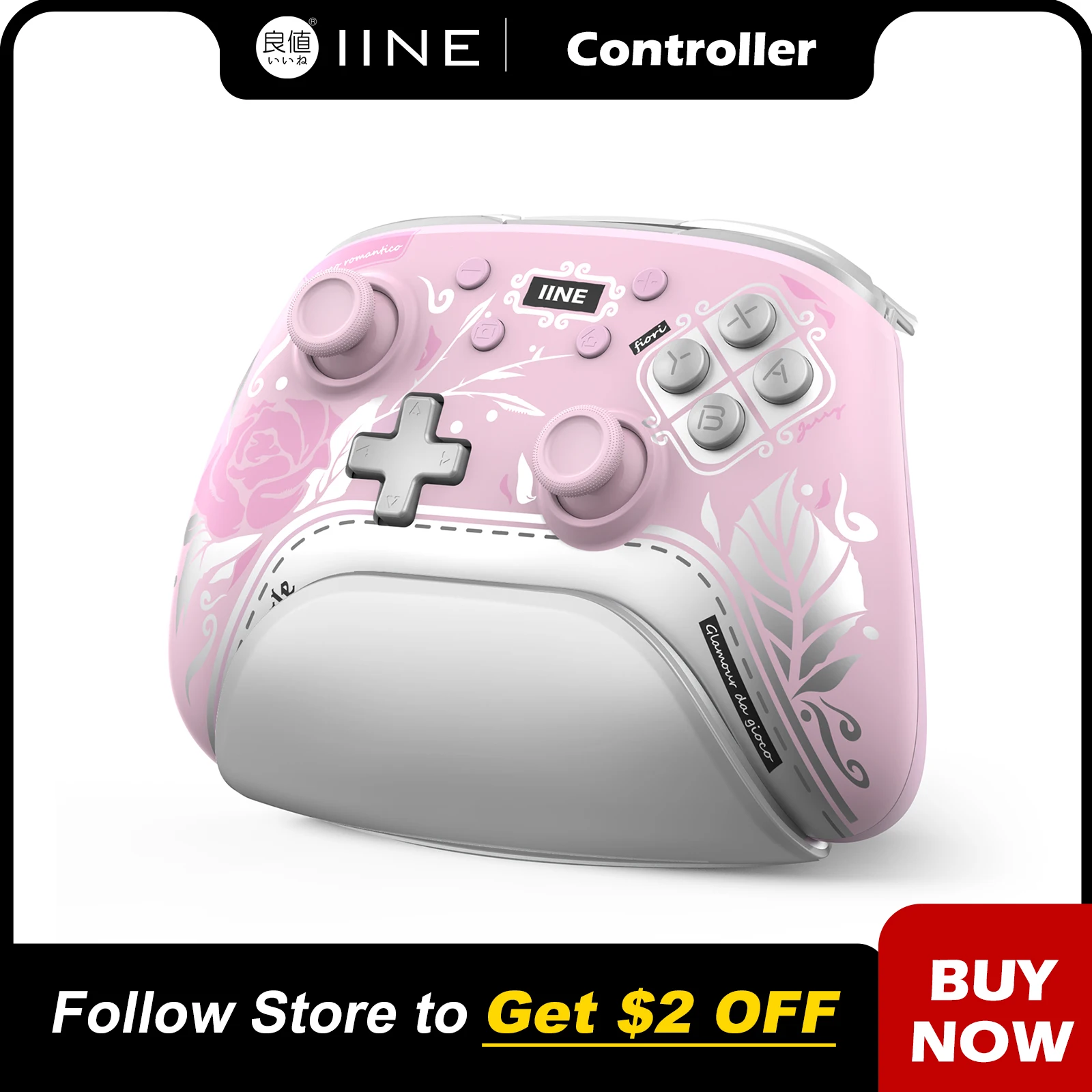 

IINE Aphrodite's Bloom Wireless Controller with Charging Dock