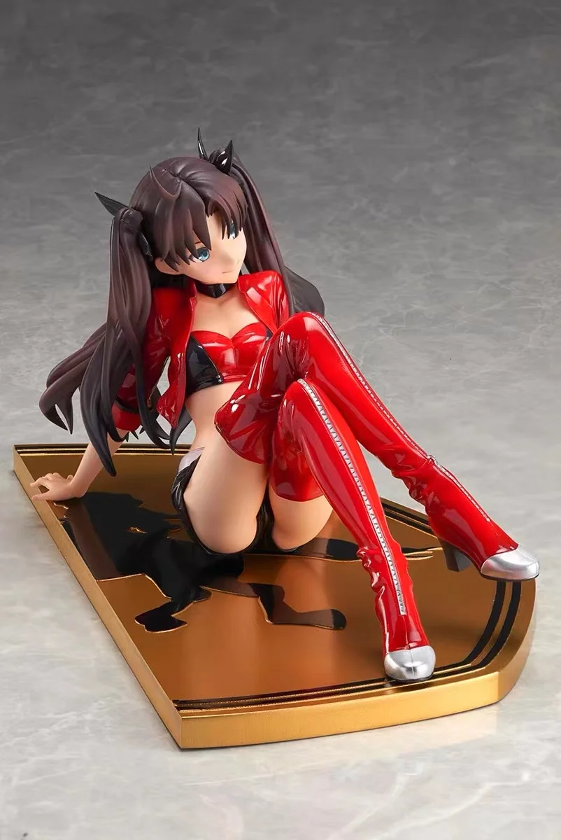 

100% Japanese original anime figure Fate stay night Tohsaka Rin Racing ver action figure collectible model toy for boys