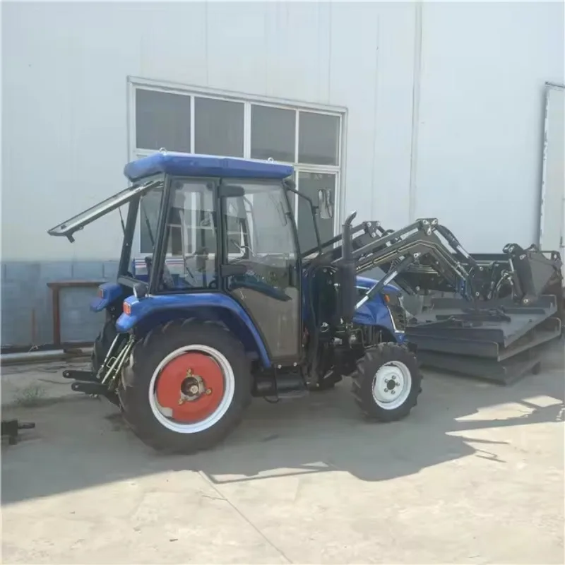 40hp 50hp tractor with front end loader and backhoe customized